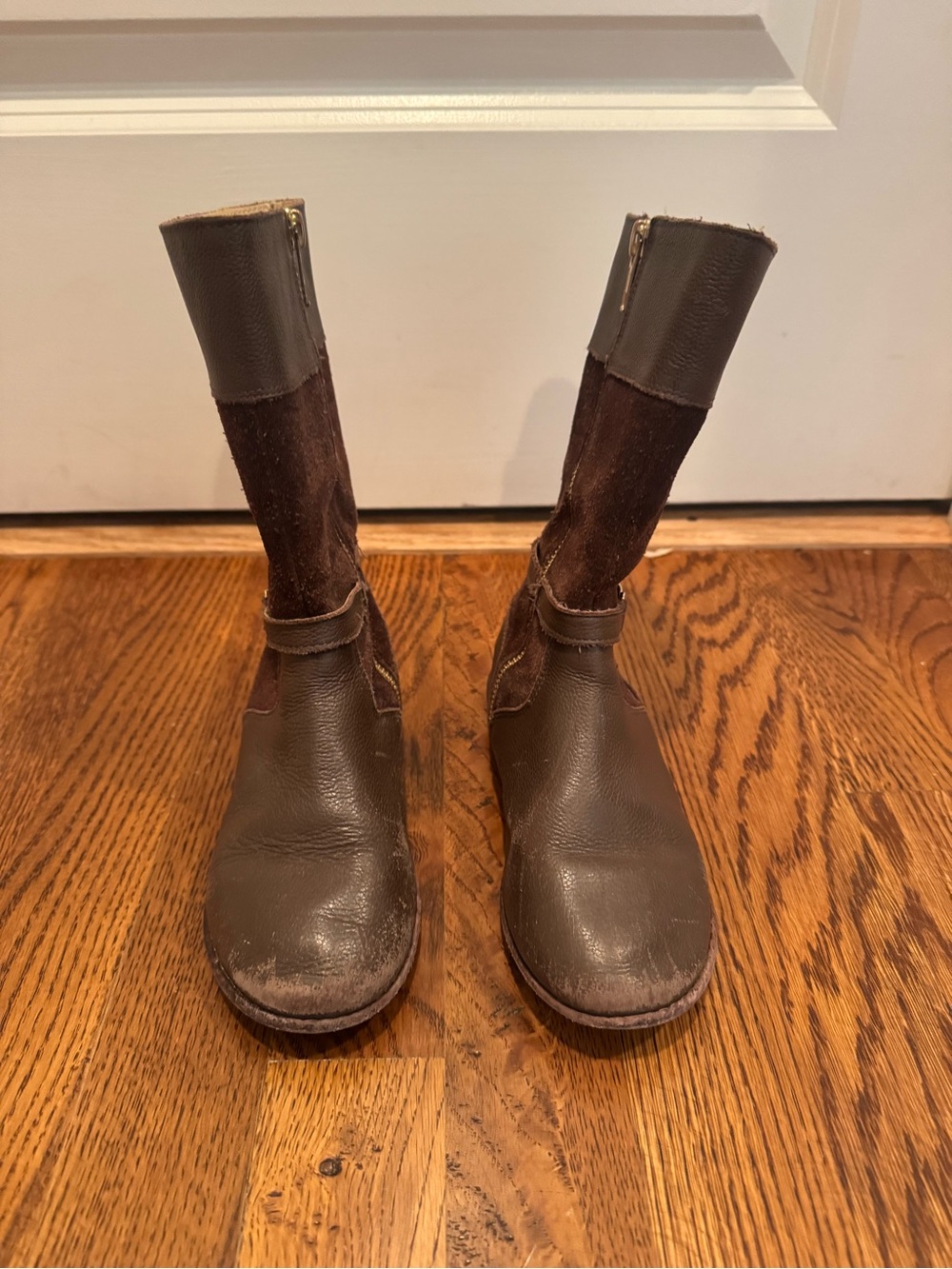Janie and Jack Beige/Tan Leather Bootie